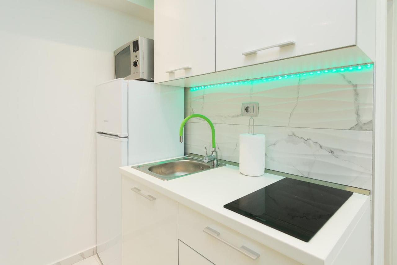Purple & Apple Green Apartment